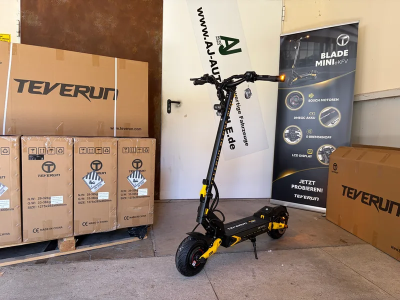 Teverun Blade Mini Ultra eKFV Hauptbild in Verpackung