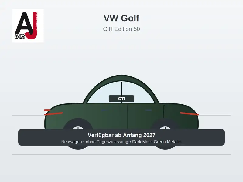 Volkswagen Golf VIII GTI Edition 50 – Frontansicht