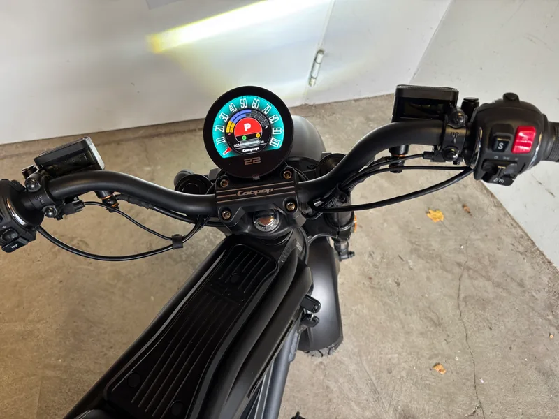 Coopop Bobber E-Moped Bremse Detailansicht
