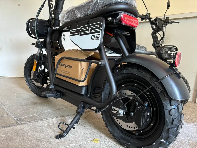 Coopop Rugged GS E-Moped Seitenansicht