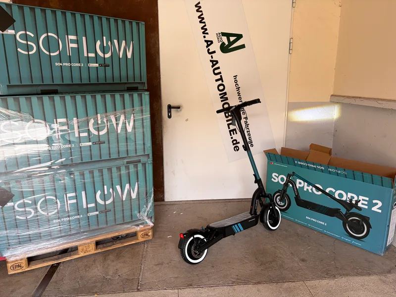 SoFlow SO4 Pro Core 2 – E-Scooter mit Wechselakku