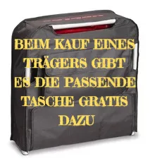 Uebler i31 Fahrradträger AKTION Tasche gratis Hinweis