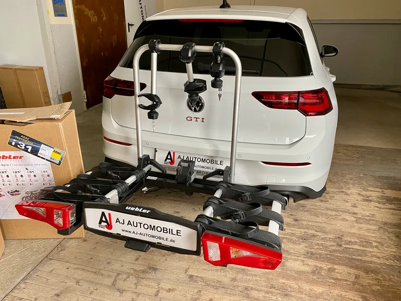 Uebler i31 Fahrradträger verpackt zum Transport