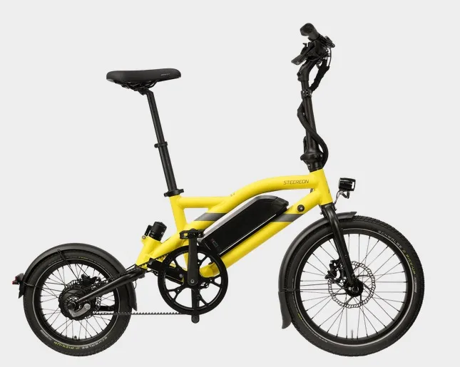 Steereon B25 E-Bike silber, Seitenansicht