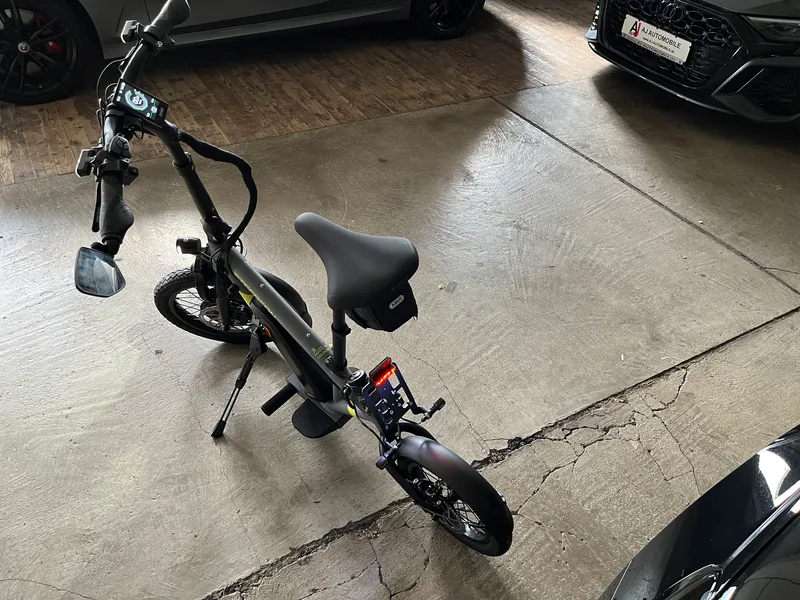Steereon C30 E-Bike Seitenansicht auf nassem Boden