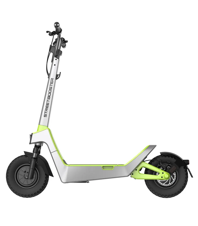 Streetbooster Pollux E-Scooter grau, Seitenansicht