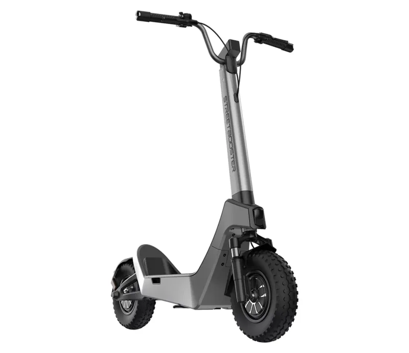 Streetbooster Pollux E-Scooter grau, Frontansicht