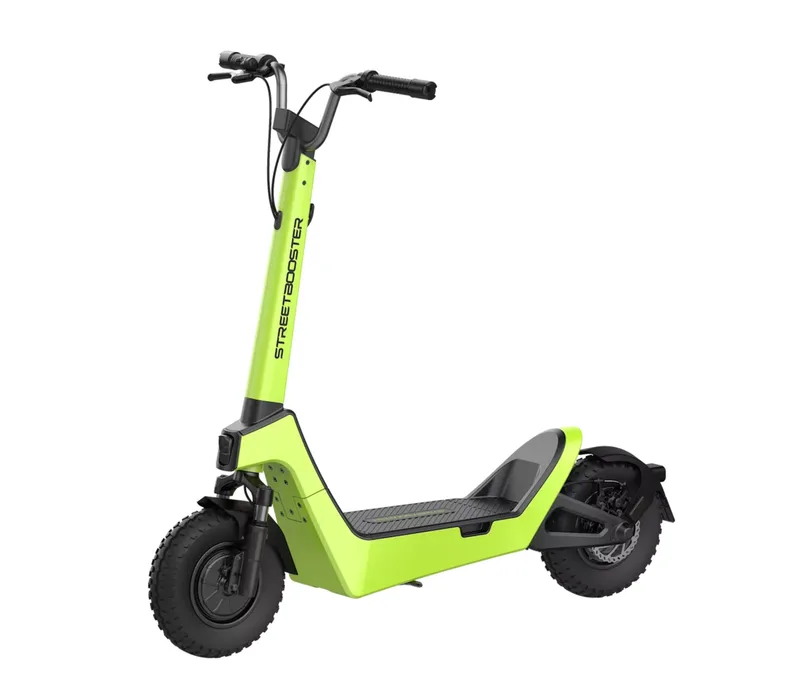 Streetbooster Pollux E-Scooter grau, Rückansicht