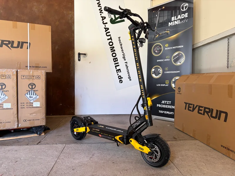 Teverun Blade Mini Ultra eKFV Reifen und Felge Detailansicht
