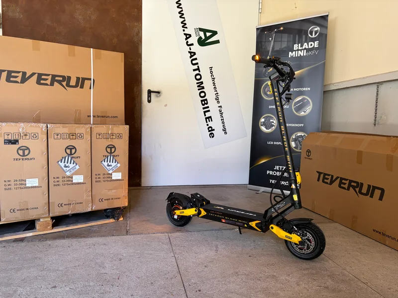 Teverun Blade Mini Ultra eKFV Verpackungskarton Aufkleber