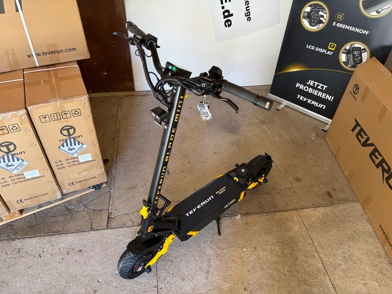 Teverun Blade Mini Ultra eKFV Bremse und Trittbrett