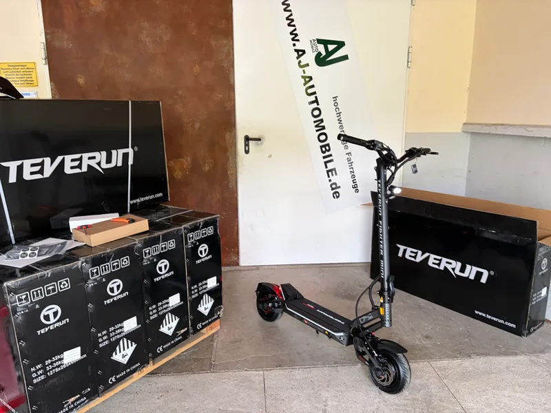 Teverun Fighter Mini Pro eKFV mit Verpackung