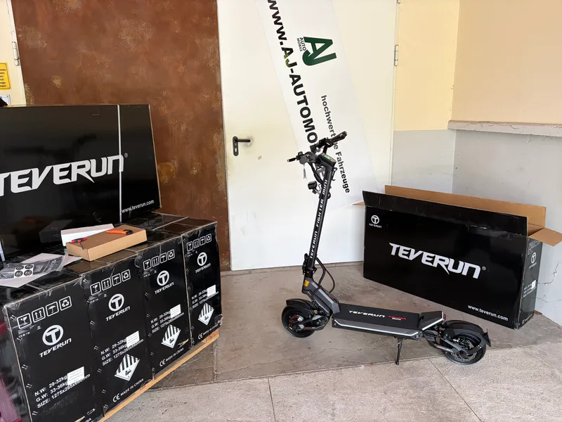 Teverun Fighter Mini Pro eKFV zusammengeklappt
