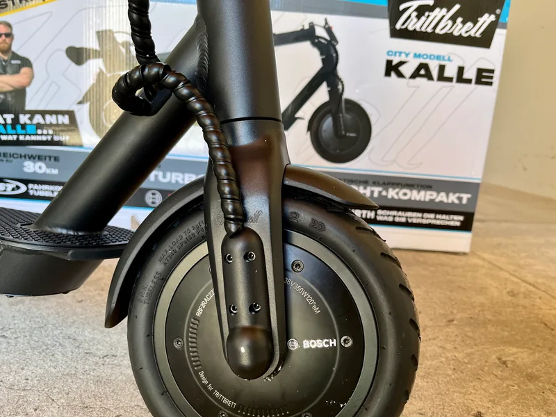 Trittbrett Kalle Hinterrad und Motor
