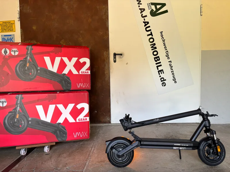 VMAX VX2 GEAR E-Scooter Verpackung Karton