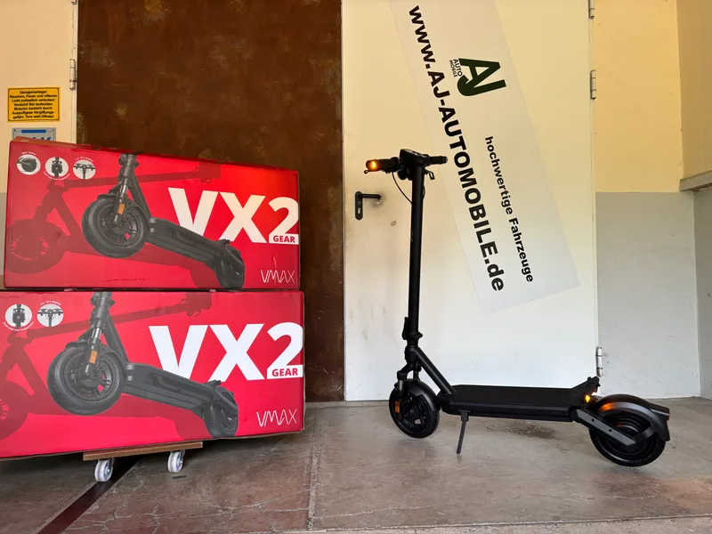 VMAX VX2 GEAR E-Scooter Lenker und Bremshebel
