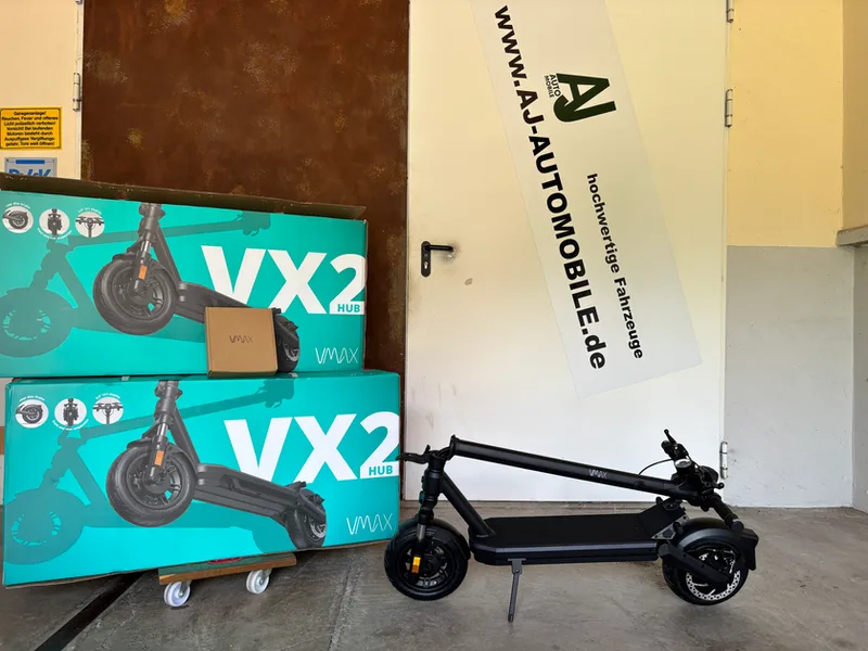 VMAX VX2 HUB E-Scooter Verpackung Karton