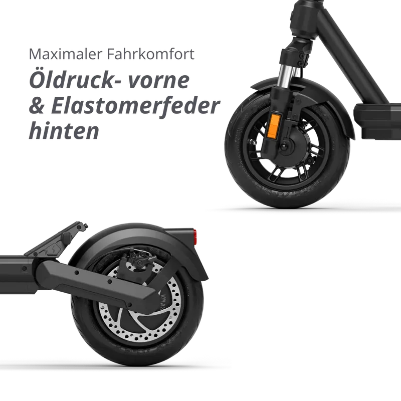 VMAX VX2 HUB E-Scooter schräg von hinten